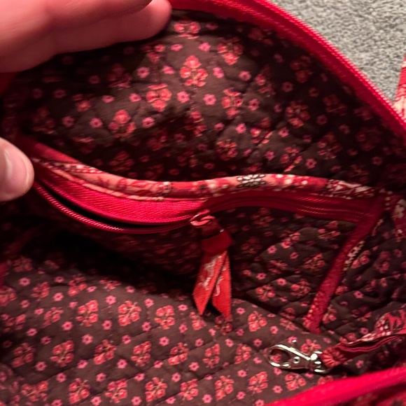 Vintage Vera Bradley Red Paisley Pursehandbag - Picture 7 of 8